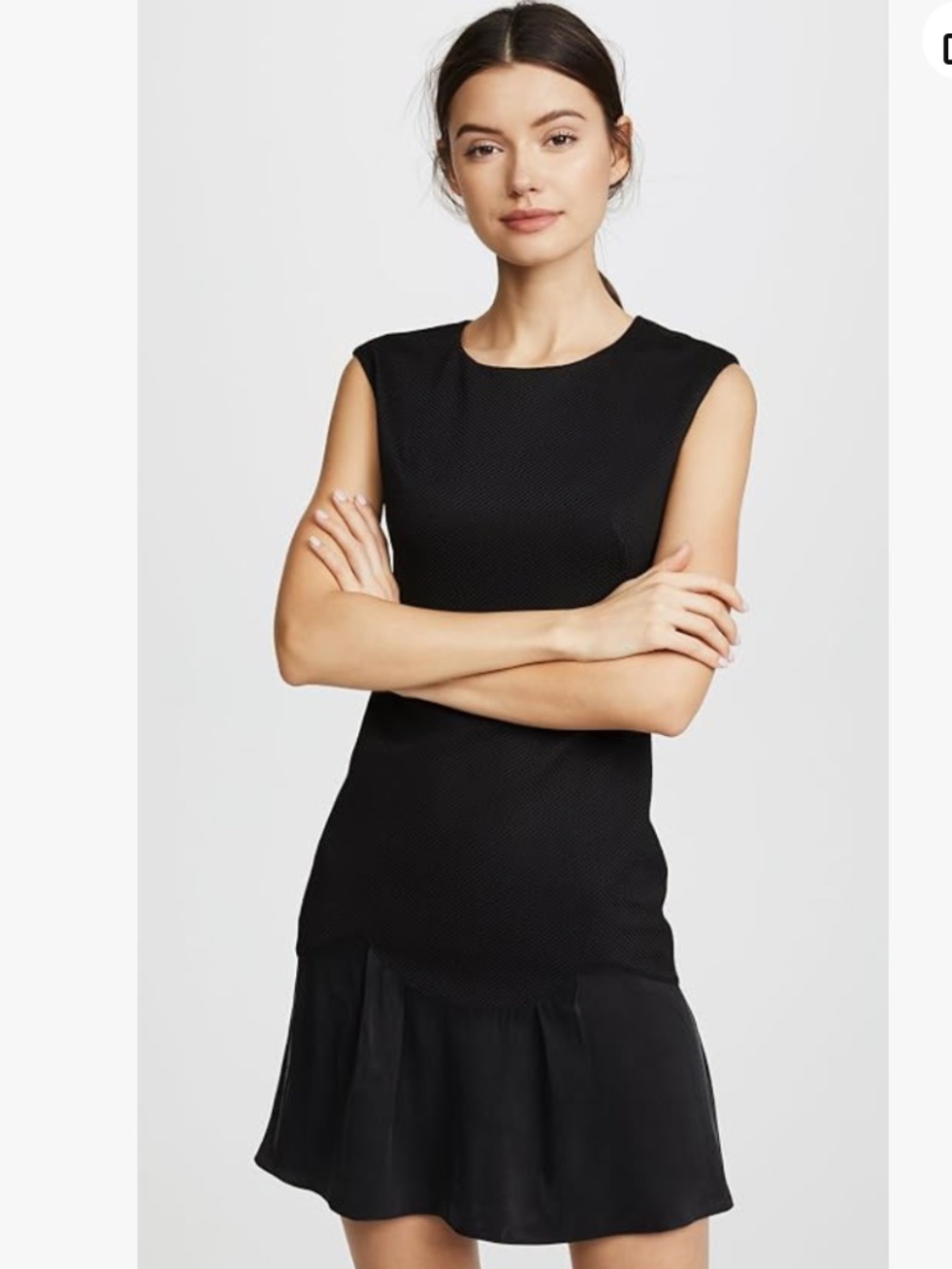 Rebecca Taylor Stacy Fit & Flare Dress in Navy Size 4